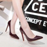 Women's Fashion High Heels Solid Pointed Toe Pumps