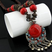 Women's Fashion Bohemian Beads Pendant Necklace