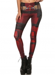 Women's Deadpool Digital Printed Sports Leggins