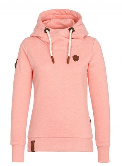 Women's Long Sleeve Pullover Fleece Drawstring Hoodie lonhooker.com