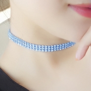 Women's Rhinestone Party Choker Necklace