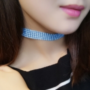 Women's Rhinestone Party Choker Necklace