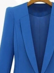 Long Sleeve Slim Fit Casual Blazer