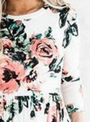 Floral Long Sleeve Maxi Dress