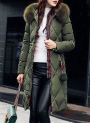 Faux Fur Tim Hooded Down Coat