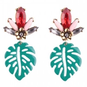 Elegant Leaf Shape Hollow Out Earrings