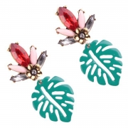 Elegant Leaf Shape Hollow Out Earrings