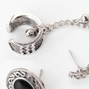 Fashion Vintage Asymmetric Chain Design Sets Earrings