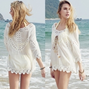 Beach Bikini Cover up Crochet Beachwear