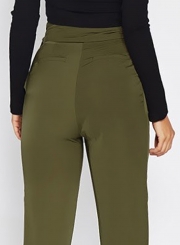 Casual High Waist Pencil Pants