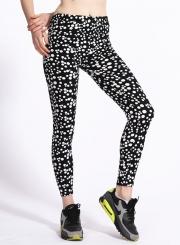 High Waist Polka Dot Yoga Leggings