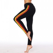 Fashion Striped Skinny Fit Ankle Yoga Leggings