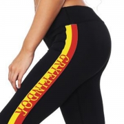 Fashion Striped Skinny Fit Ankle Yoga Leggings