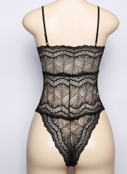 Fashion Lace Cross Strap front Bodysuit