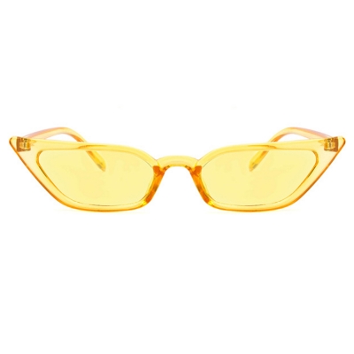 Fashion Transparent Small Frame Cat Eye Outdoor Sunglasses zecalaba.com