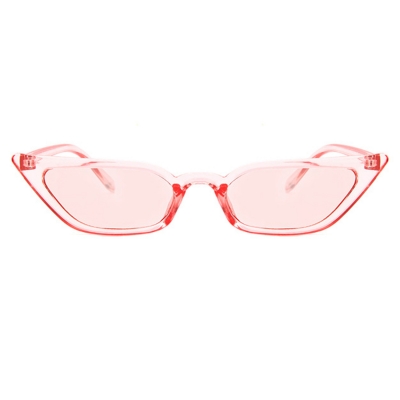 Fashion Transparent Small Frame Cat Eye Outdoor Sunglasses