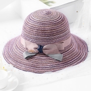 Fashion Casual Straw Floppy Foldable Rolled Up Beach Sunscreen Hat