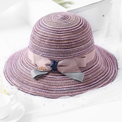 Fashion Casual Straw Floppy Foldable Rolled Up Beach Sunscreen Hat lonhooker.com