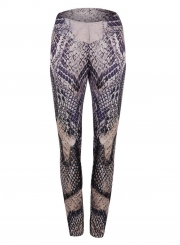 Fashion Sexy Slim Snake Pattern Printed High Waist Sports leggings